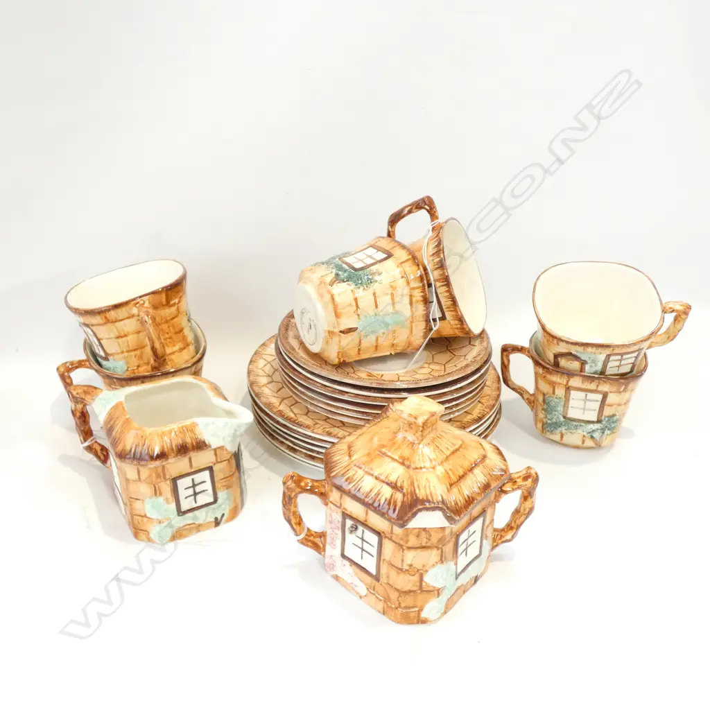 KEELE ST POTTERY COTTAGE WARE TEA SET - 20 PCE SET Image 1++