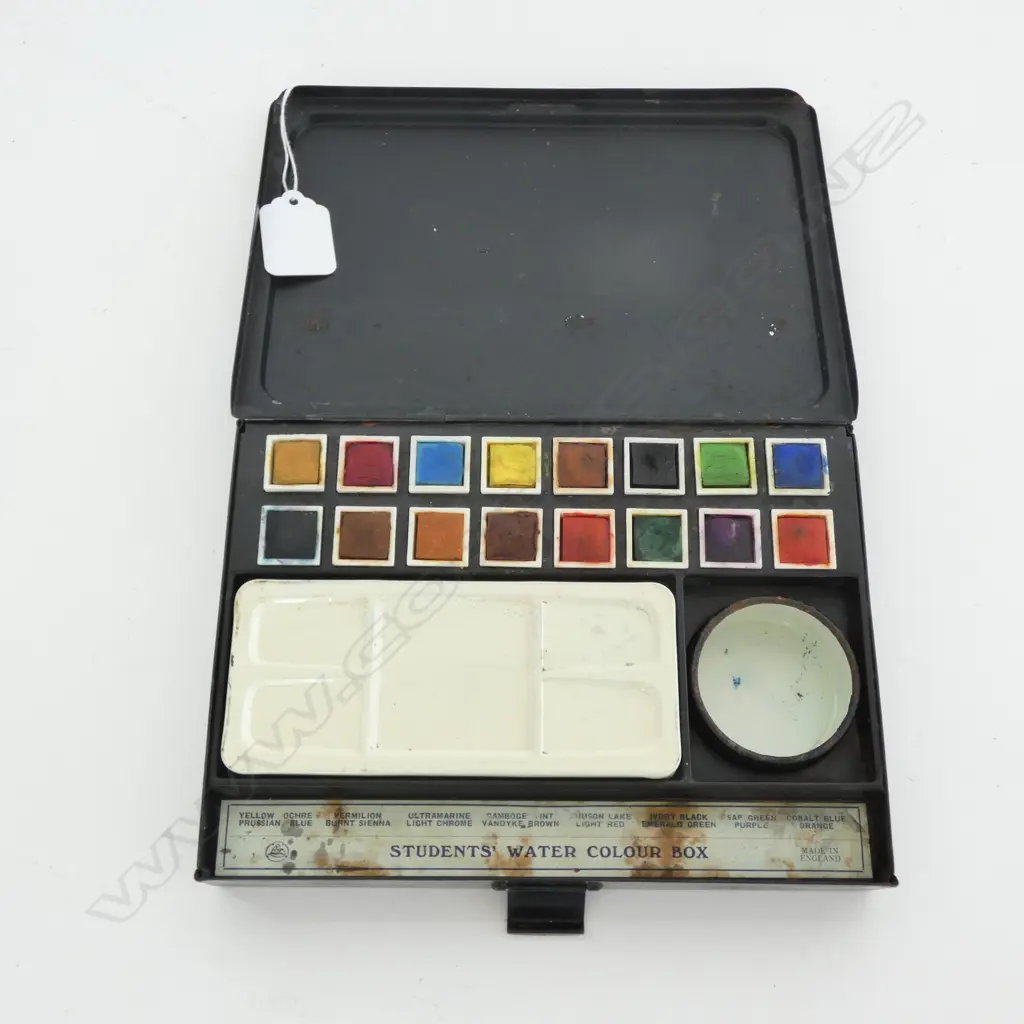 PAGE OF LONDON WATERCOLOUR PAINT BOX Image 1++
