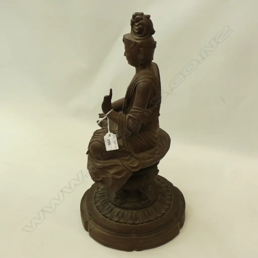 ORIENTAL RESIN STATUE SOME FAULTS H.470mm Image 1++