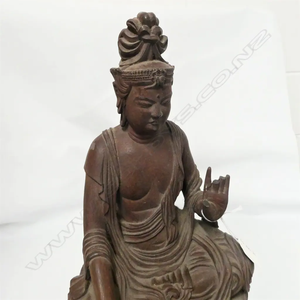 ORIENTAL RESIN STATUE SOME FAULTS H.470mm Image 1++