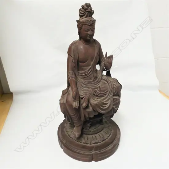 ORIENTAL RESIN STATUE SOME FAULTS H.470mm