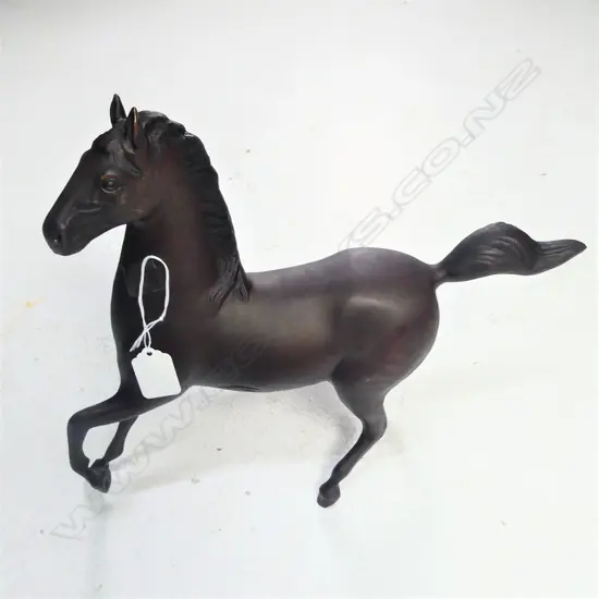 1930'S BRONZE HORSE SCULPTURE L.370mm H.290mm