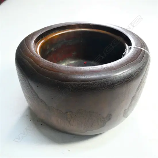 PAULOWNIA WOOD COPPER LINED BARREL FORM HIBACHI