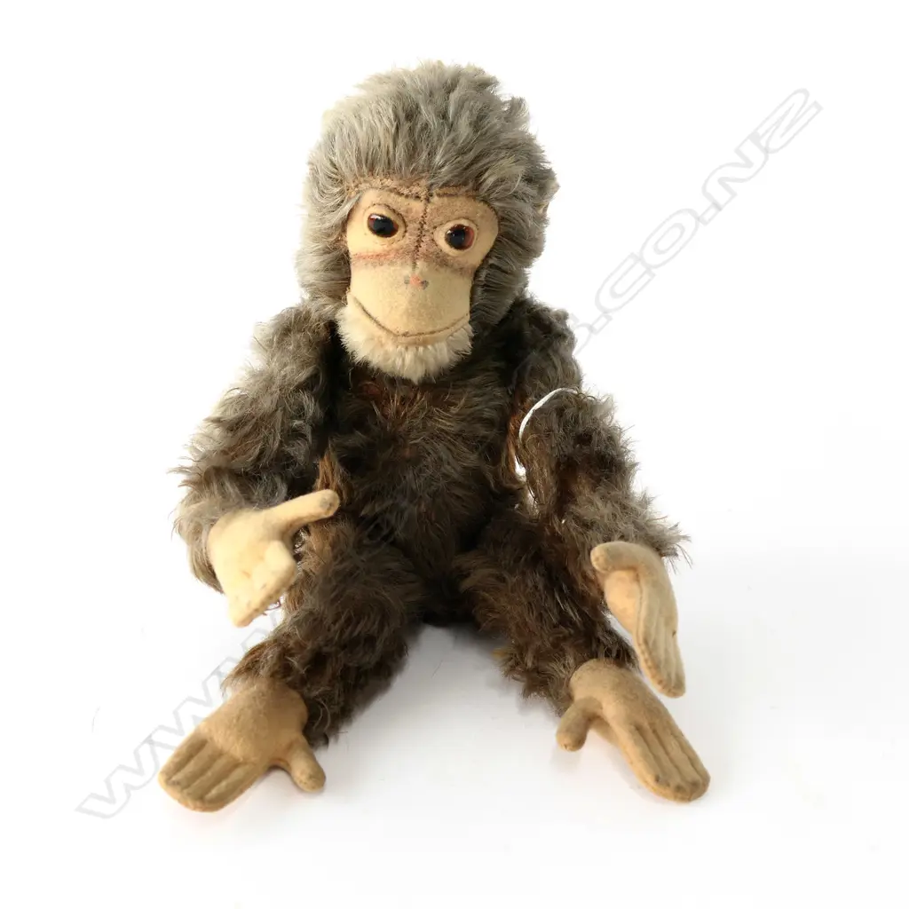 VINTAGE STEIFF 'JOLLY JOCKO' MONKEY - H. 270MM Image 1++