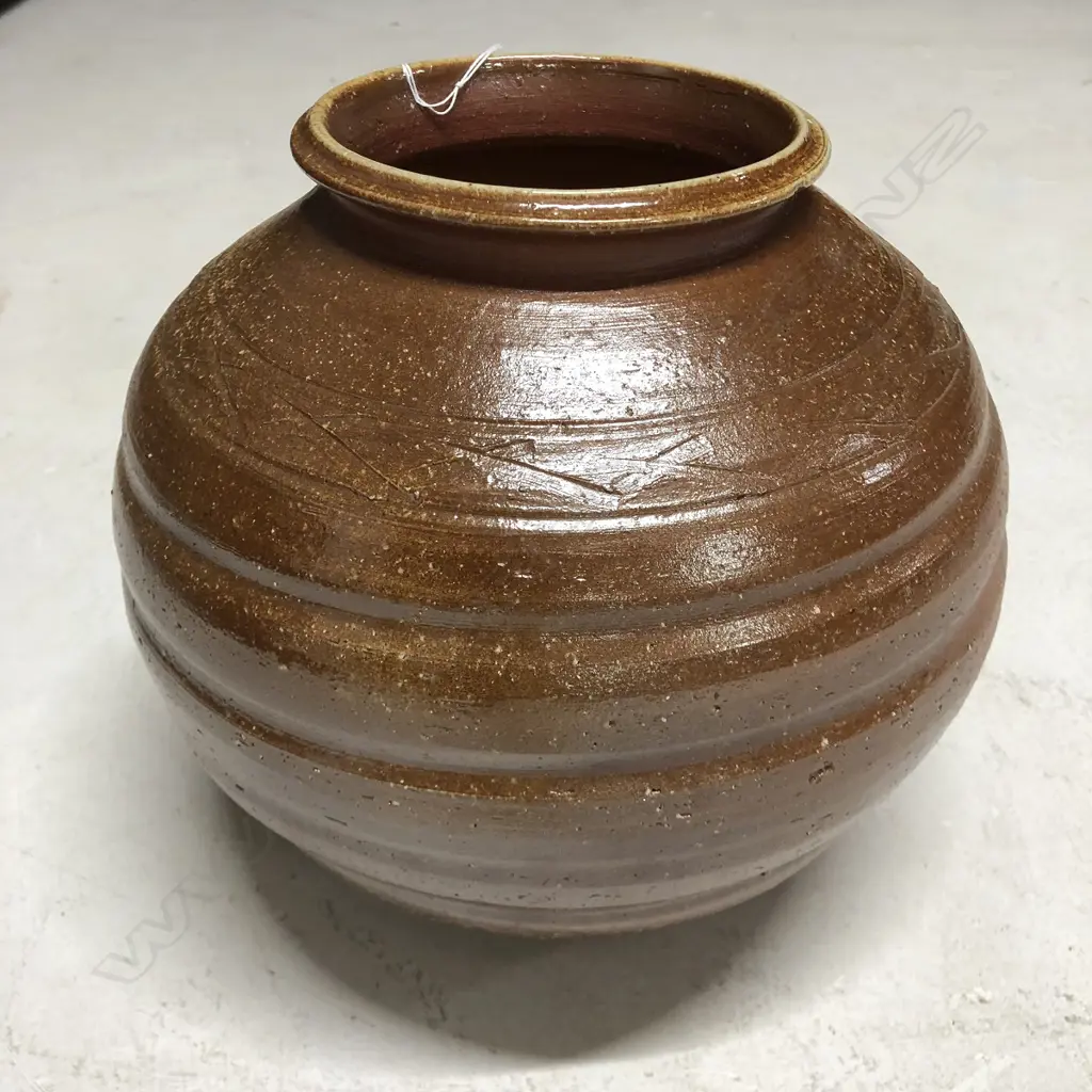 LGE ANAGAMA VASE ATTRIB. BRUCE & ESTELLE MARTIN Image 1++