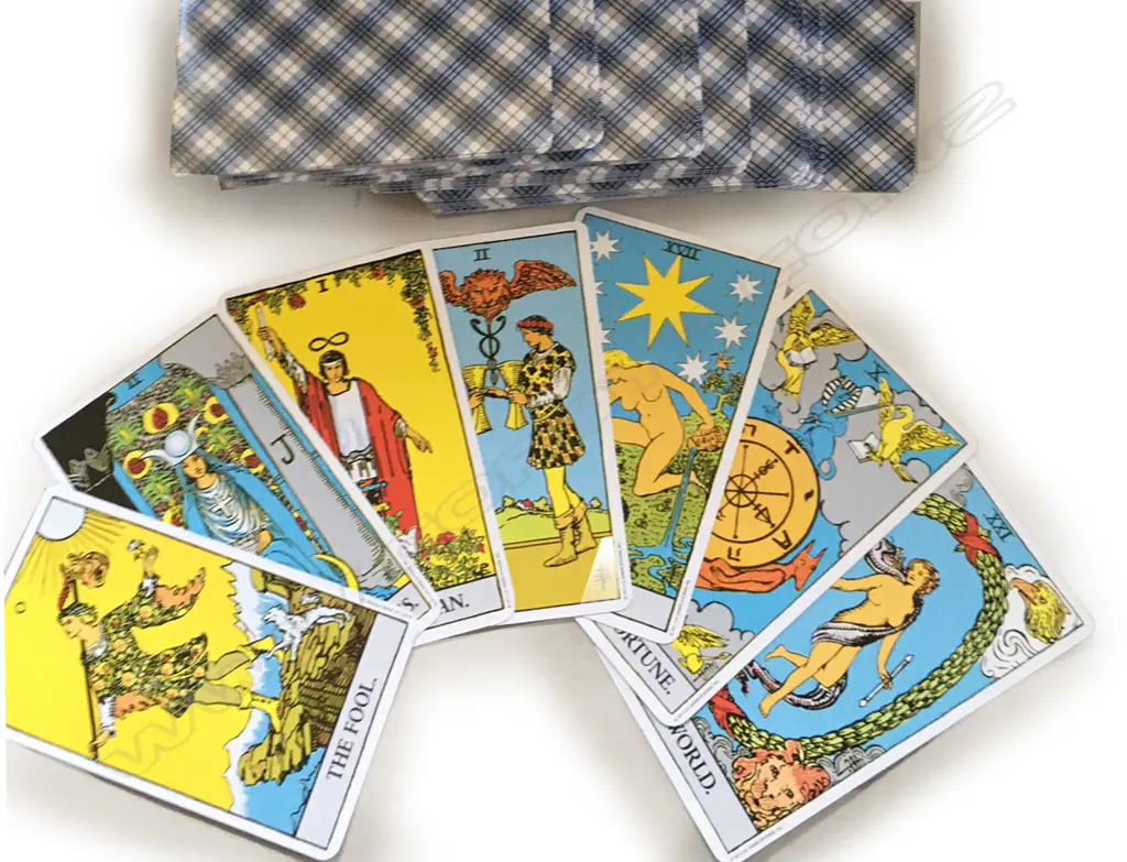 RIDER WAITE TAROT DECK PLUS RIDER WITH INSTRUCTION MANUAL Image 1++