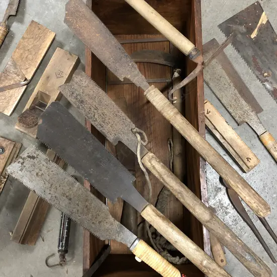 BOX OF JAPANESE TOOLS