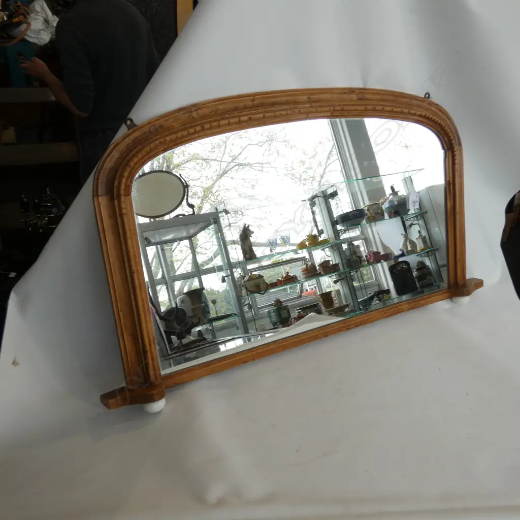 VICTORIAN MANLE MIRROR Image 1++