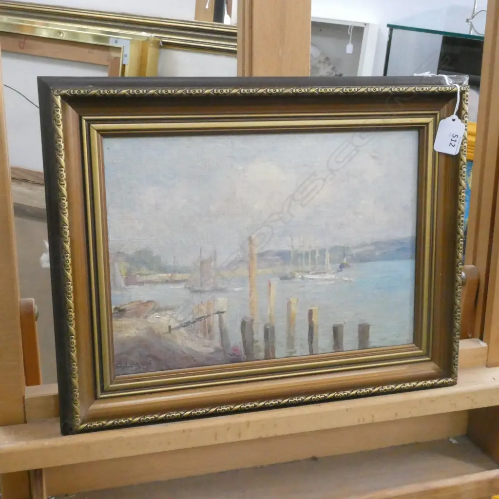 D. J. PAYNE HARBOUR OIL 1910 300 X 215MM Image 1++