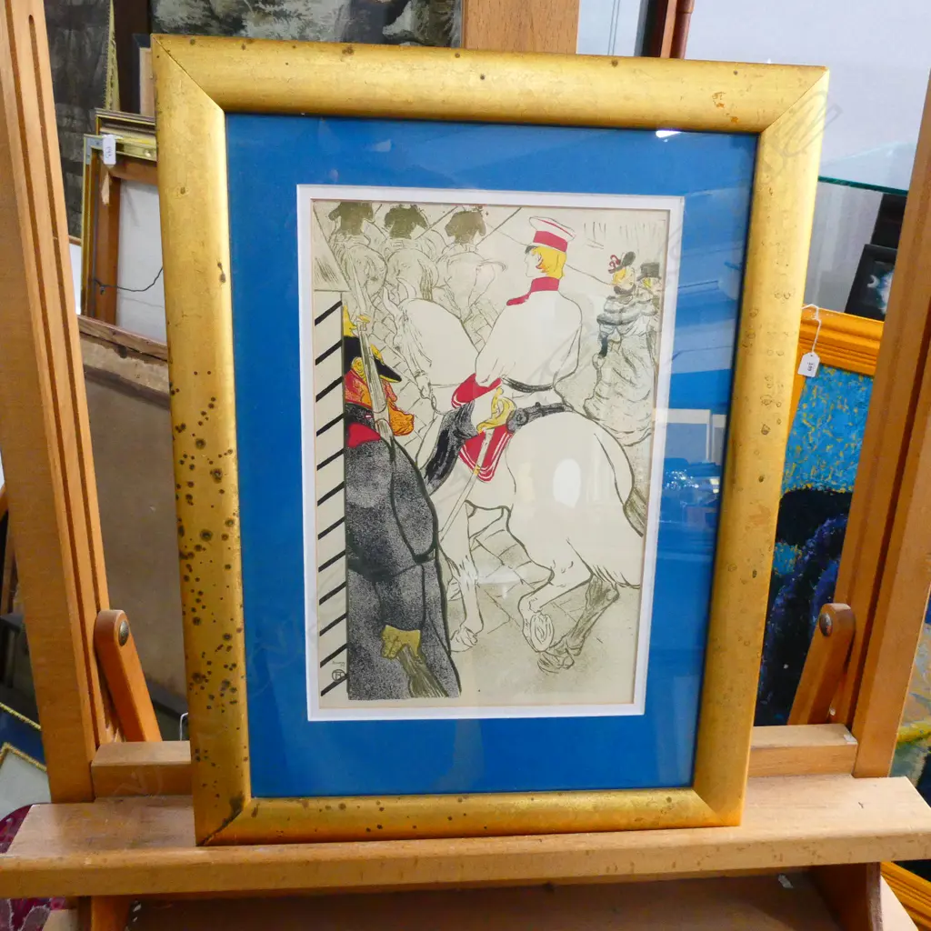 TOULOUSE LAUTREC ANDRE SAURET MOULOT FRERES WORKSHOP LITHOGRAPH LTD. ED. PARIS 1950 275 X 180MM Image 1++