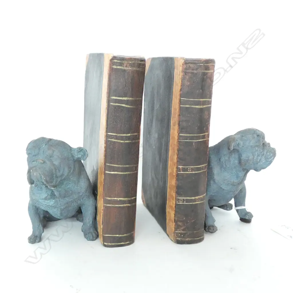 PR BULLDOG BOOKENDS H. 170MM RESIN Image 1++