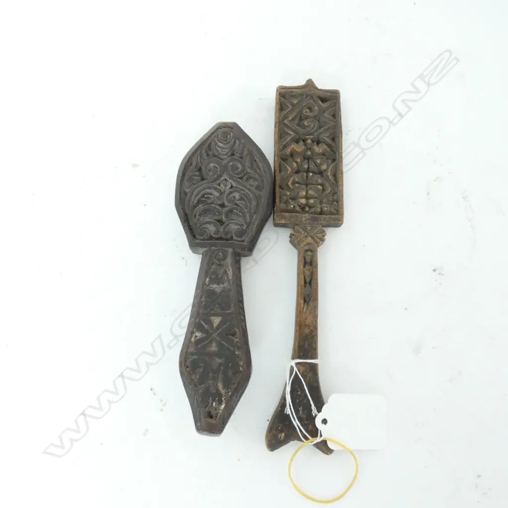 2 GEORGE 111 TREEN ITEMS SMALL HAND MIRRORS ? Image 1++