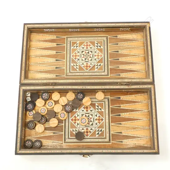 MOP INLAID GAMES BOX L. 295MM
