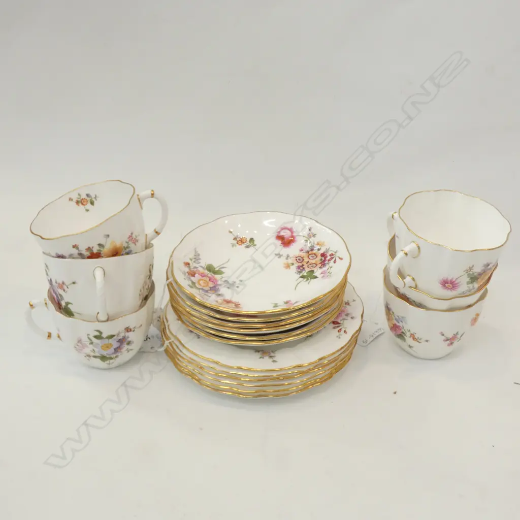 ROYAL CROWN DERBY - DERBY POSIES 6 TRIOS  Image 1++