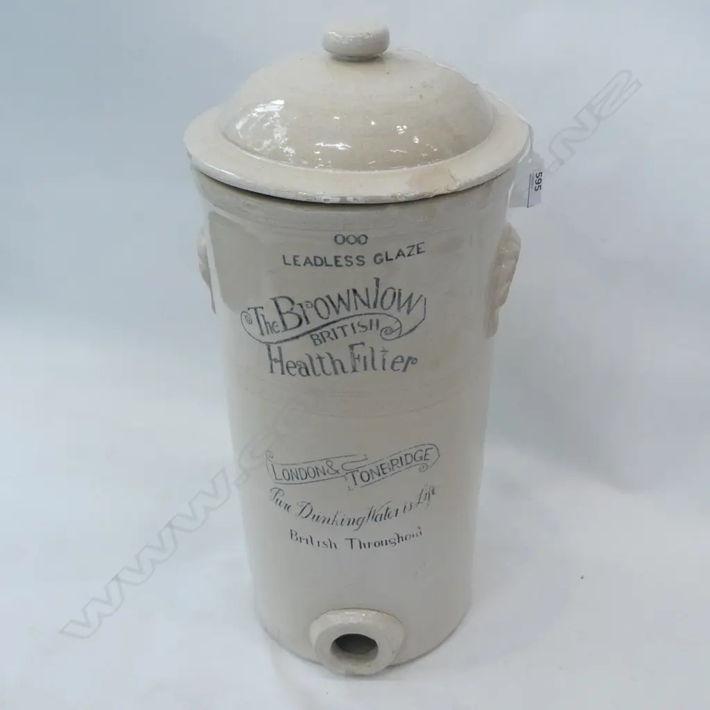 ANTIQUE BROWNLOW CERAMIC WATER FILTER Image 1++