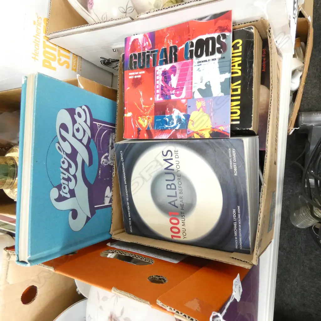 BOX LOT BOOKS; MUSIC INTEREST Image 1++