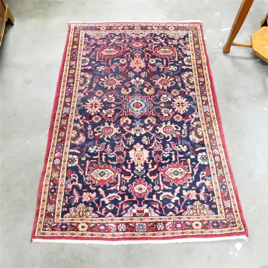 H/KNOTTED PERSIAN RUG WOOL ON COTTON 1650 X 1100mm