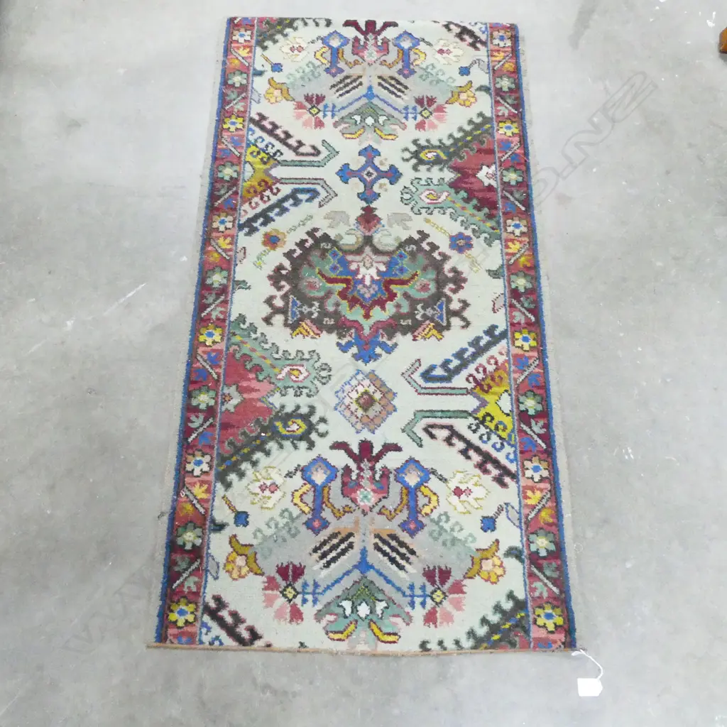 1920's MACHINE MADE RUNNER RUG 1340 x 695mm Image 1++