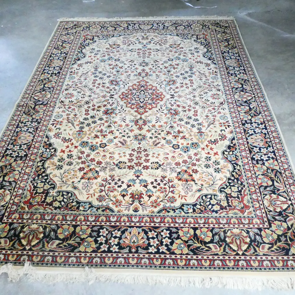 LGE MACHINE KNOTTED PERSIAN STYLE CARPET WOOL 3.5X2.5m Image 1++