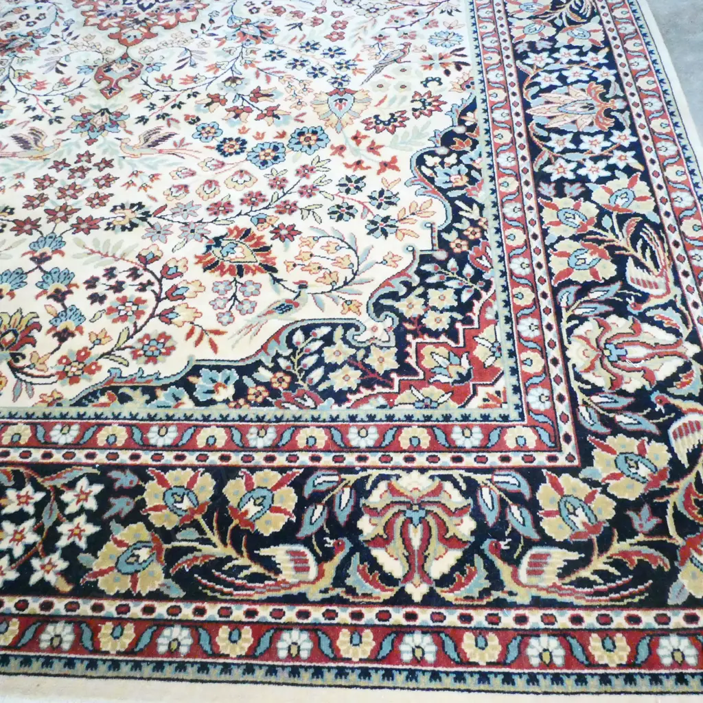 LGE MACHINE KNOTTED PERSIAN STYLE CARPET WOOL 3.5X2.5m Image 1++