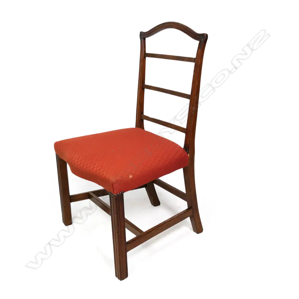 19THC MAHOGANY SIDE CHAIR  Image 1++