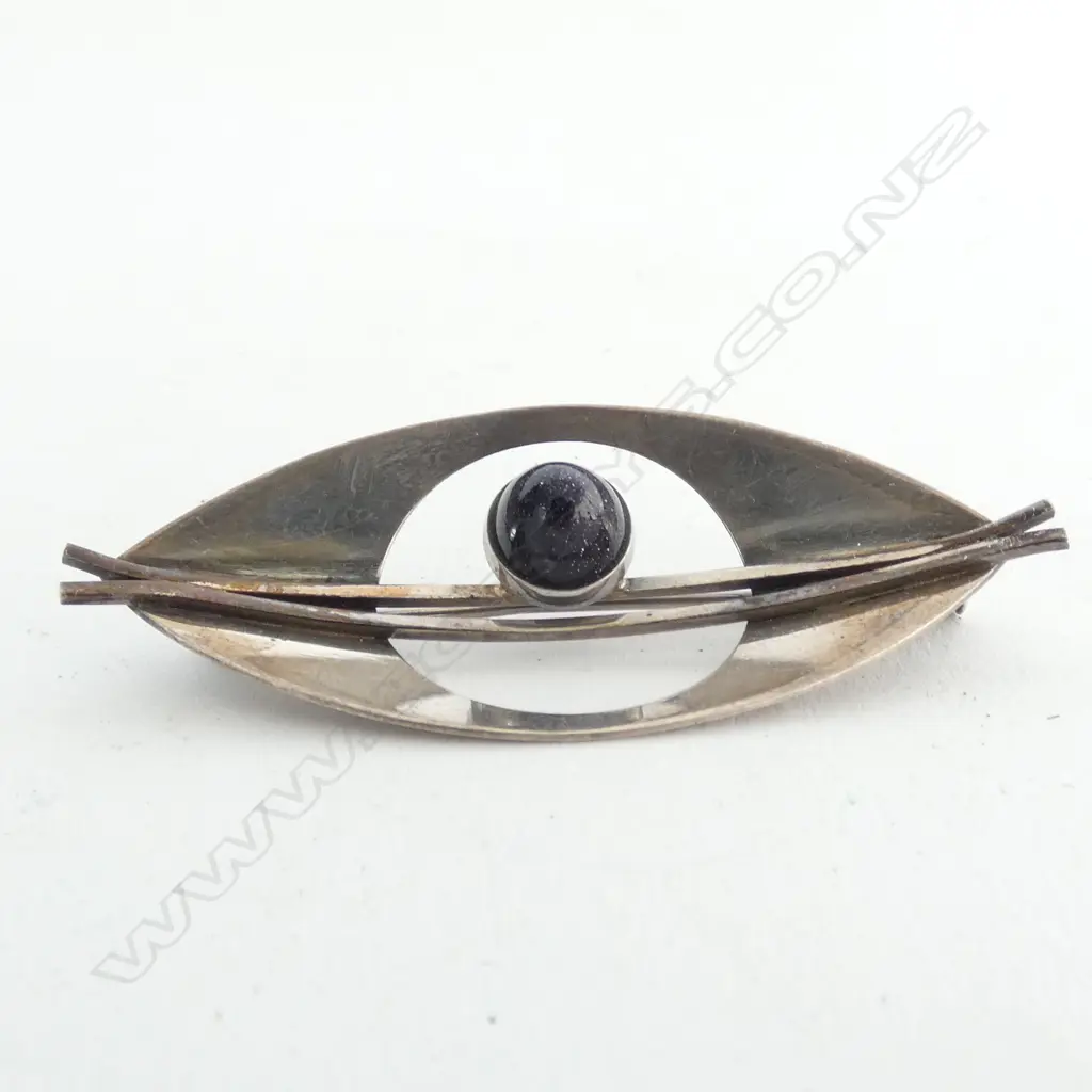 VINTAGE SILVER BROOCH FROM FINLAND Image 1++