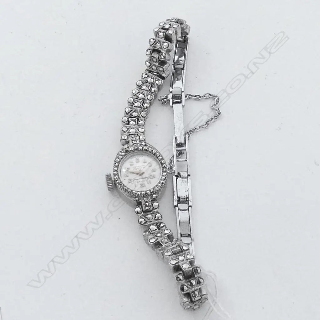'ROLLS INTERNATIONAL' MARCASITE LADY'S WRISTWATCH Image 1++