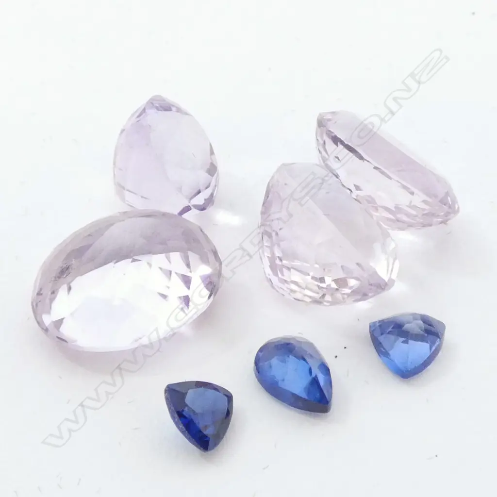 SEVEN UNSET GEMSTONES  Image 1++