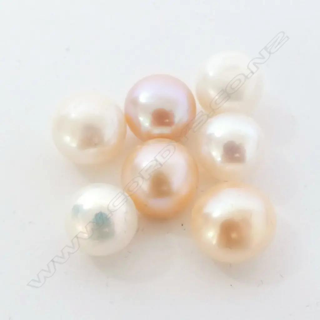 7 UNSET PEARL LIKE STONES  Image 1++