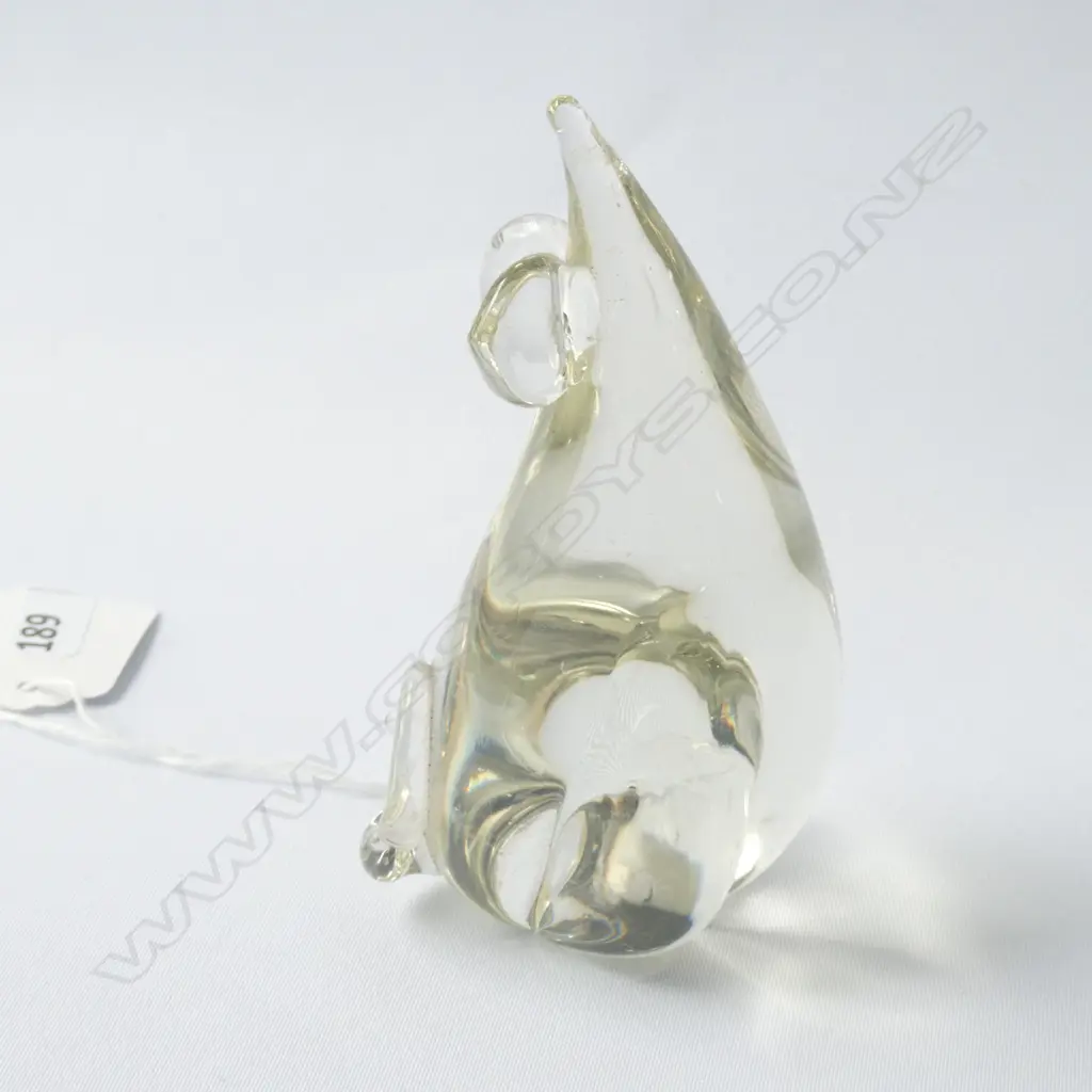 ART GLASS MOUSE PAPER WEIGHT H120MM Image 1++