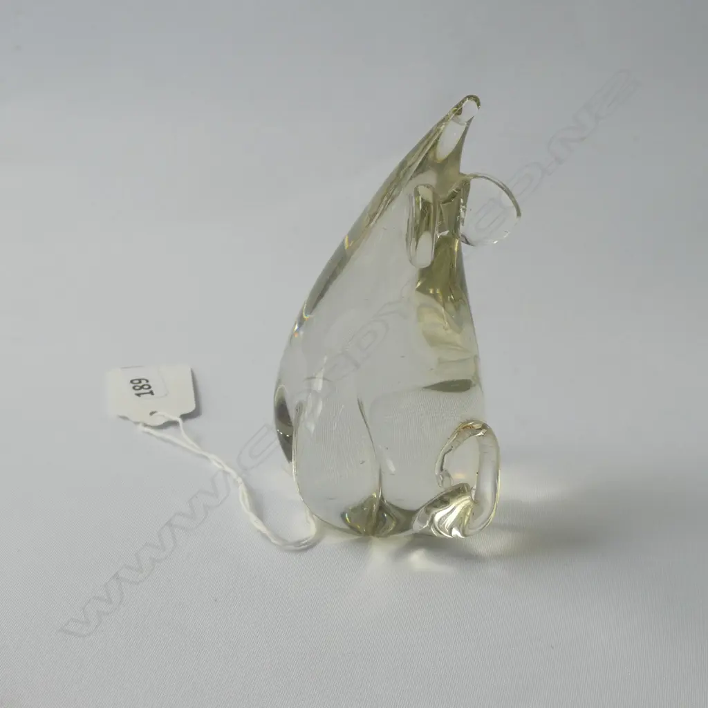 ART GLASS MOUSE PAPER WEIGHT H120MM Image 1++
