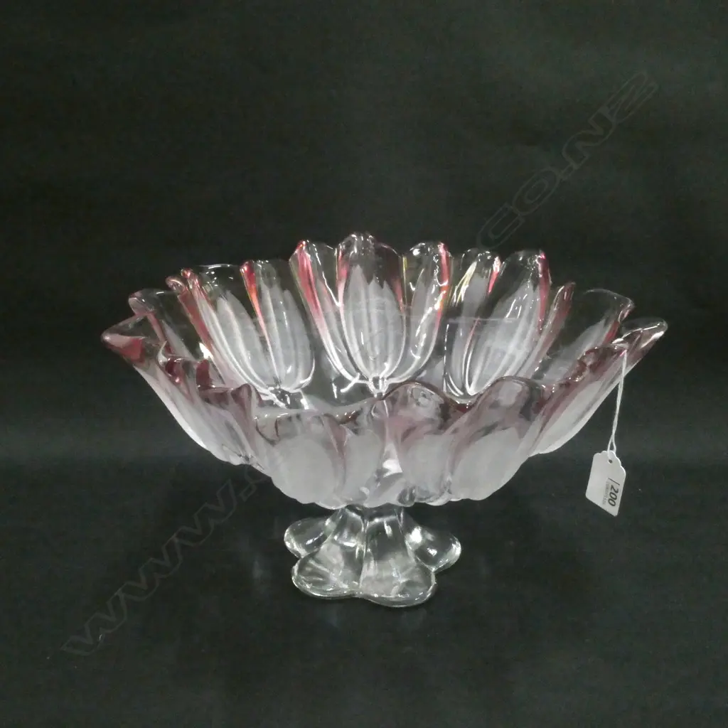 LARGE ART GLASS BOWL D 300 MM Image 1++