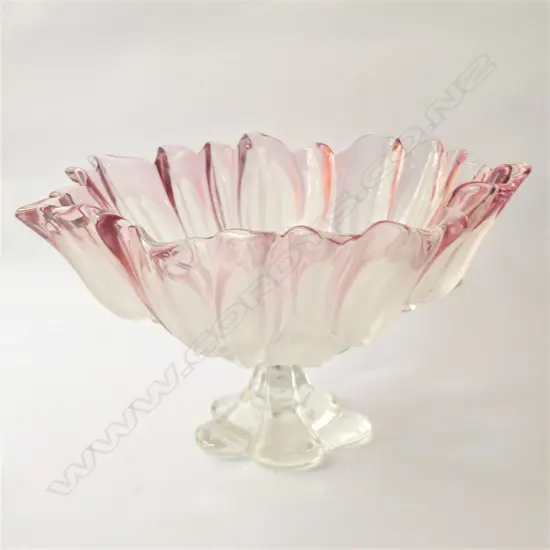 LARGE ART GLASS BOWL D 300 MM
