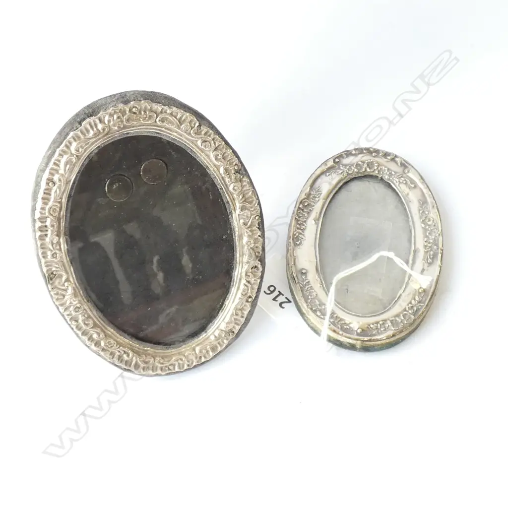 2 STG SILVER PHOTO FRAMES B 1905 + CHESTER 1910 Image 1++