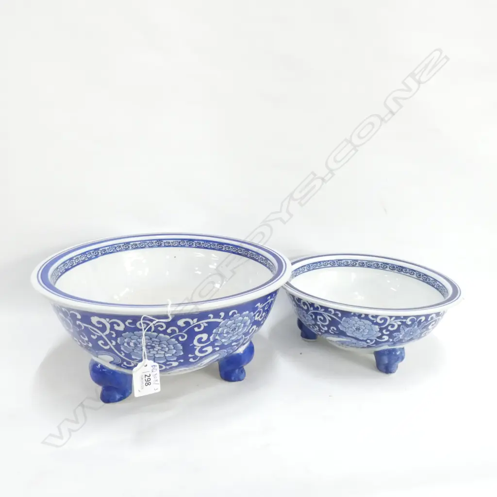 2 CHINESE BONSAI POTS 300MM DIA Image 1++