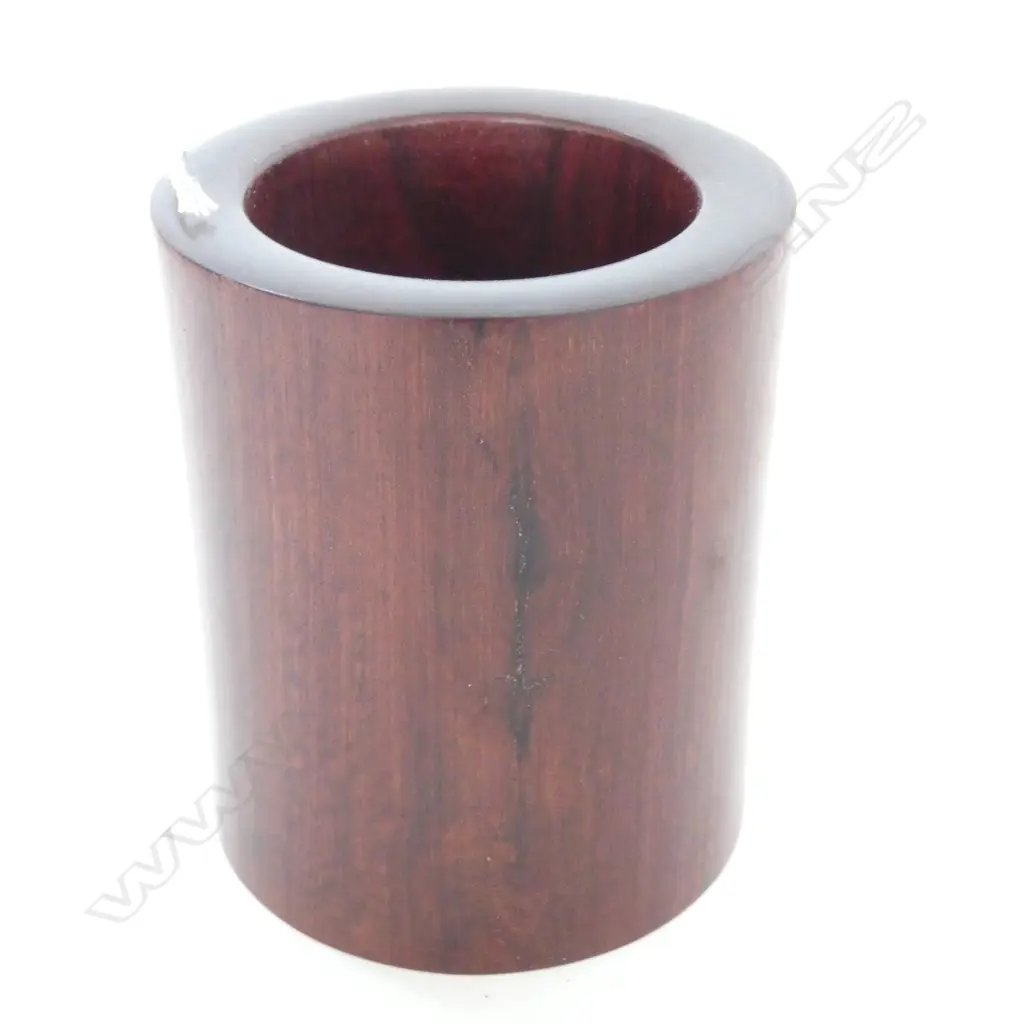 CHINESE ROSEWOOD BRUSHPOT H. 115MM  Image 1++