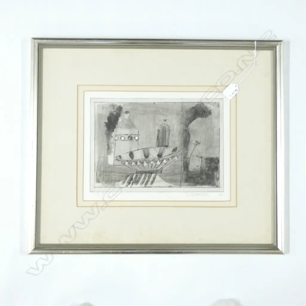 IAN HUMPHREYS A/P ETCHING1/1 'STILL LIFE' 1986 Image 1++