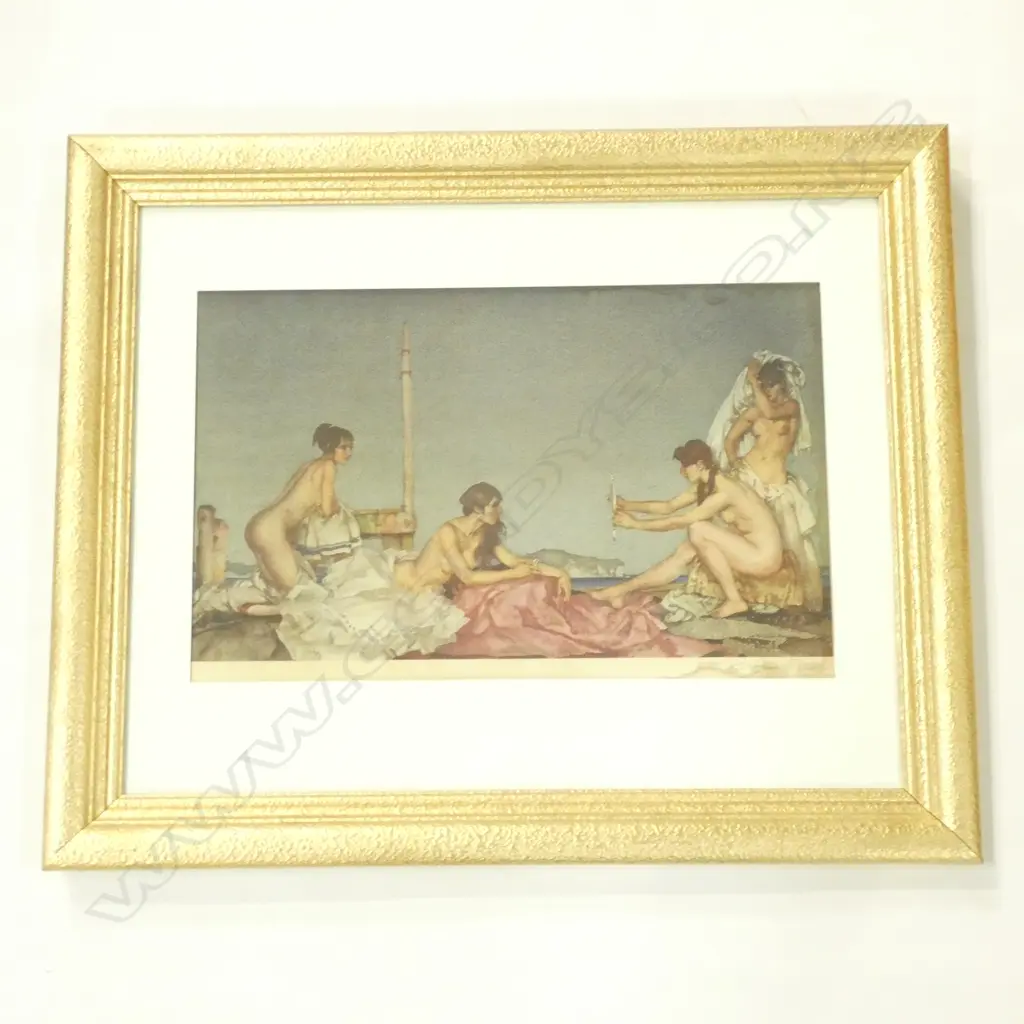 WILLIAM RUSSEL FLINT SIGNED PRINT 285 X 455MM Image 1++