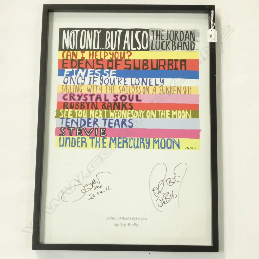 DICK FRIZZEL & JORDAN LUCK PRINT 585 X 410MM Image 1++