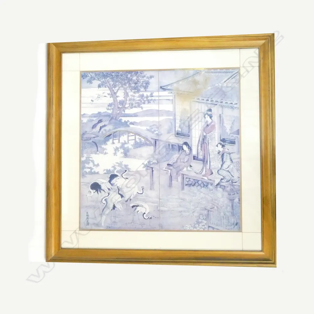 LG GILT FRAMED ORIENTAL PRINT  - 1230 X 1260MM (INCL. FRAME) Image 1++