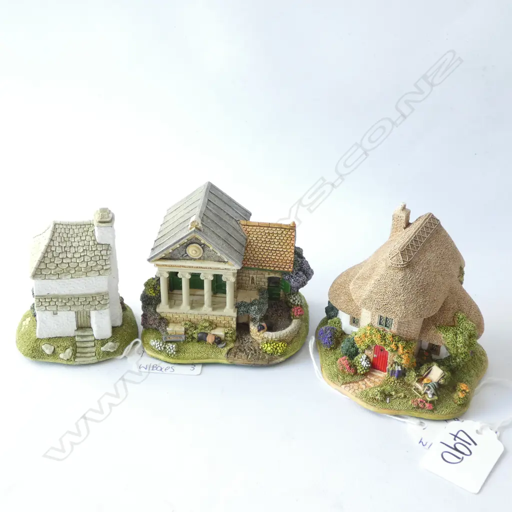 2 LILLIPUT LANE COLLECTORS CLUB - THE PIGSTY & AFTERNOON TEA. WITH BOXES & CERTIFICATES Image 1++