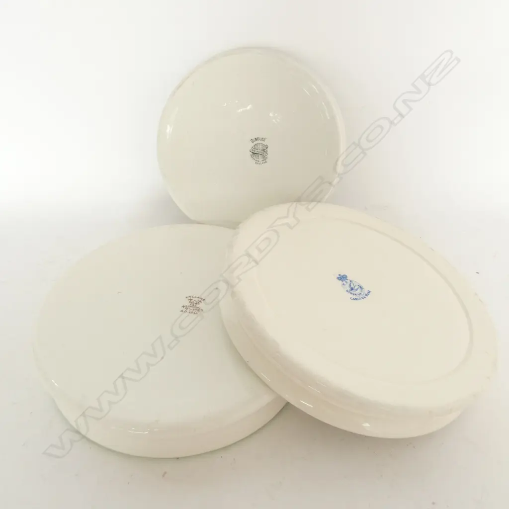 3 BABY'S PLATES - CARLTON 'RING A RING O'ROSES', WILLIAMSONS 'RHYMES' & GRIMWADES 'BUBBLES' Image 1++
