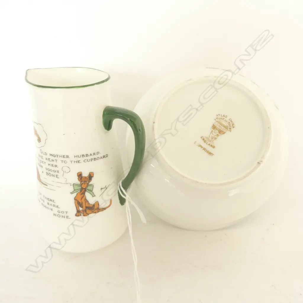 GRIMWADES NURSARY RHYMES MILK JUG & SUGAR BOWL Image 1++