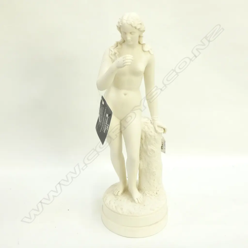 VICTORIAN PARIAN WARE FIGURE - EVE H. 420MM Image 1++