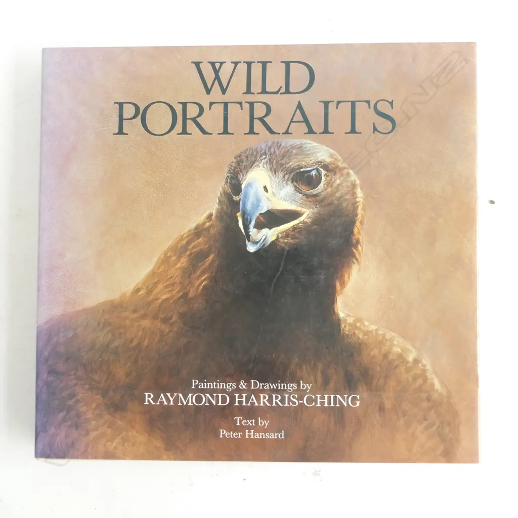 WILD PORTRAITS - PAINTINGS & DRAWINGS OF RAYMOND HARRIS-CHING - ILLUSTRATED BOOK Image 1++