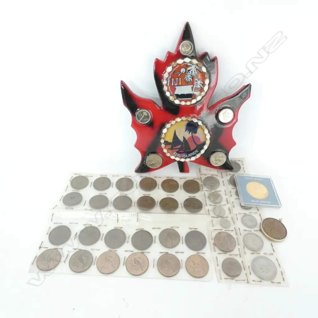 BAG OF NZ AND OTHER COINS Image 1++