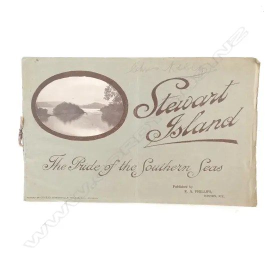 SOUVENIR BOOK, STEWART ISLAND, NZ, 24 PHOTOGRAPHS