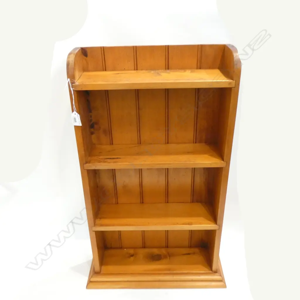 4 TIER WOODEN SHELF W. 460 H. 740MM Image 1++