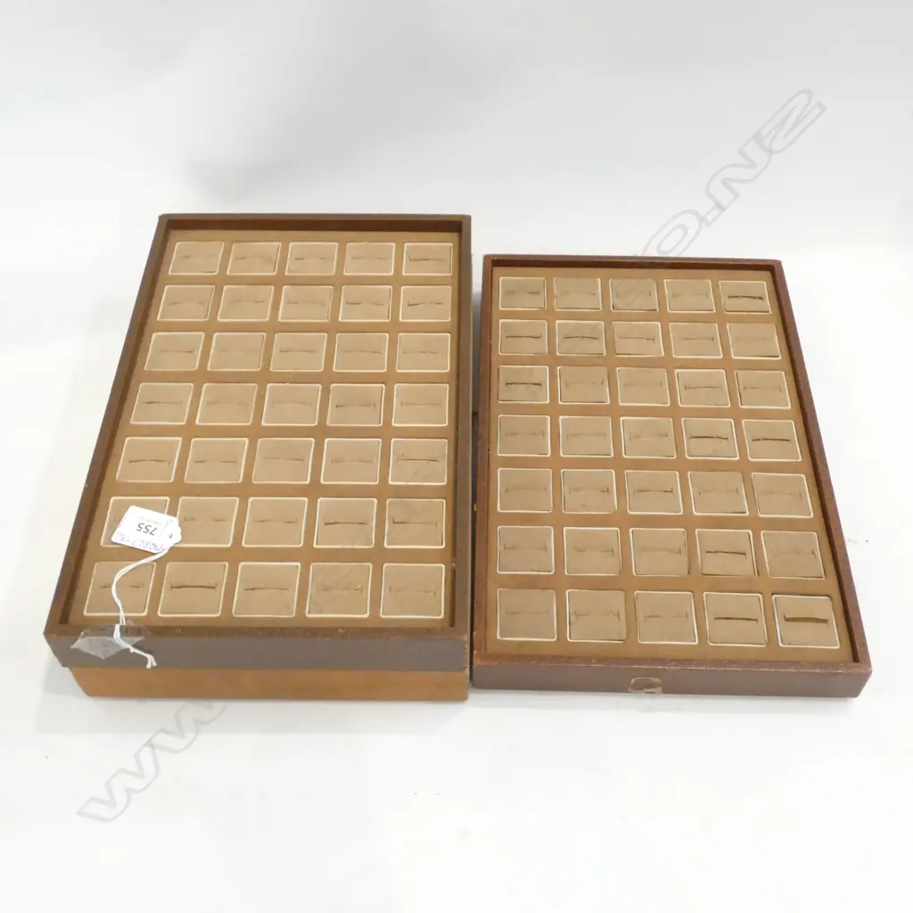THREE JEWELLERY RING TRAYS - 330 X 210MM Image 1++
