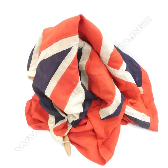 FULL SIZE RED ENSIGN FLAG W. 3660MM SOME WEAR